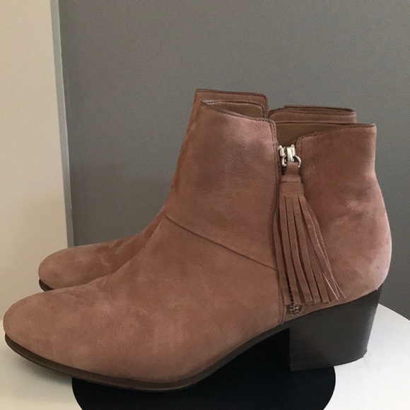 Coach Pricilla Bootie Boot in Nubuck Siena Tassel - Picture 7 of 15